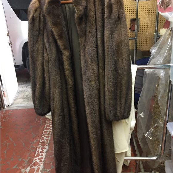 Mahogany mink coat. Full pelt. Size L. Authentic. - Picture 2 of 7